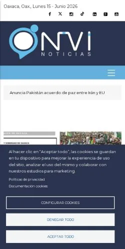Anteprima del sito NVI Noticias, media di Spagna per articoli sponsorizzati
