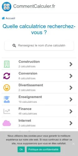 스폰서 기사용 프랑스 매체 Comment Calculer 사이트 미리보기