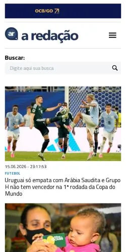 スポンサード記事向けのブラジルメディア、A Redaçãoのサイトプレビュー