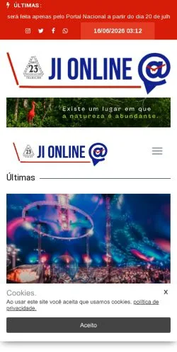 Pré-visualização do site Jornal do Iririú, meio de Brasil para artigos patrocinados