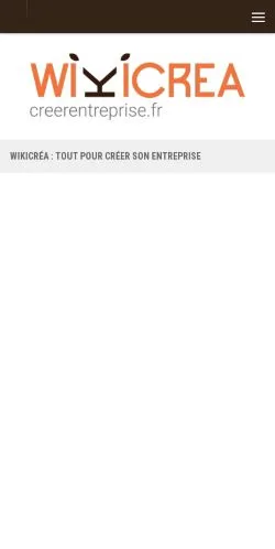 Anteprima del sito WikiCréa, media di Francia per articoli sponsorizzati