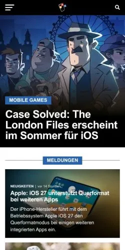 Vorschau der Website AppGamers, Medium aus Deutschland für gesponserte Artikel