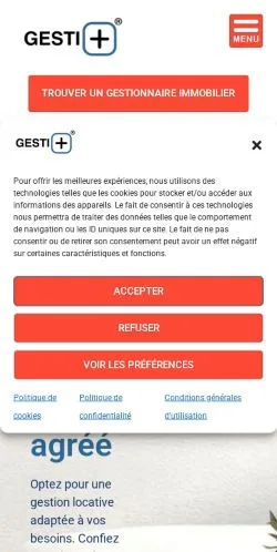 Voorbeeld van de site Gestiplus, medium uit België voor gesponsorde artikelen