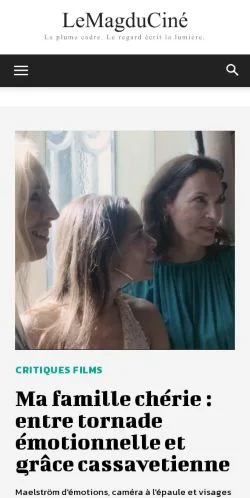 Anteprima del sito LeMagduCiné, media di Francia per articoli sponsorizzati