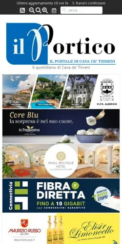 Anteprima del sito Il Portico, media di Italia per articoli sponsorizzati