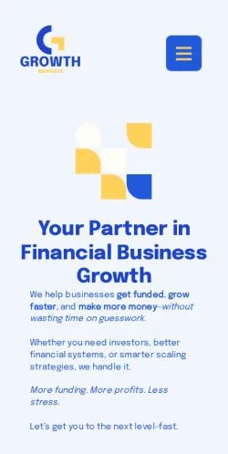 스폰서 기사용 미국 매체 Growth Navigate 사이트 미리보기
