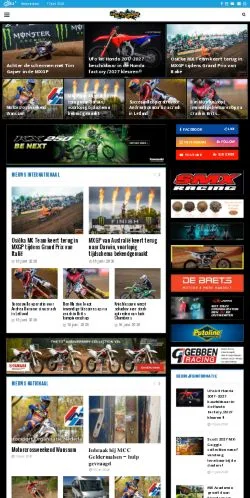 Podgląd witryny Motocrossplanet, medium z kraju Holandia do artykułów sponsorowanych
