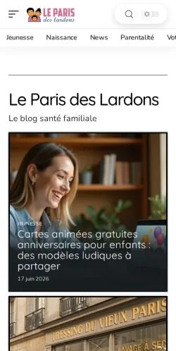 Anteprima del sito Le Paris Des Lardons, media di Francia per articoli sponsorizzati