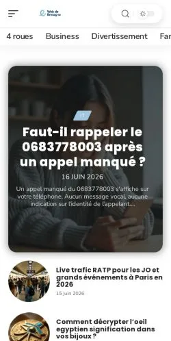 Anteprima del sito Web De Bretagne, media di Francia per articoli sponsorizzati