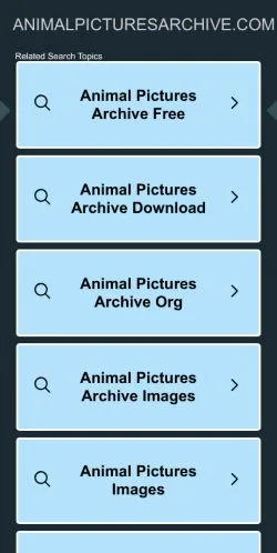 Podgląd witryny Animal Pictures Archive, medium z kraju Stany Zjednoczone do artykułów sponsorowanych