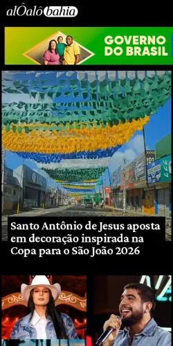 Anteprima del sito Alô Alô Bahia, media di Brasile per articoli sponsorizzati