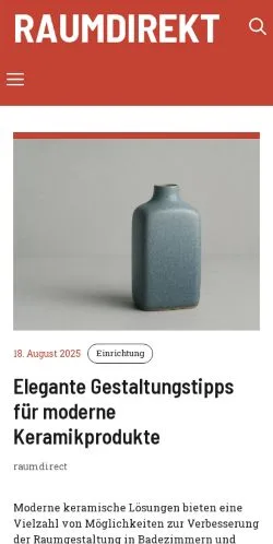 Anteprima del sito Raumdirekt, media di Germania per articoli sponsorizzati
