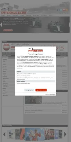 Forhåndsvisning av nettstedet Pitpass, medium fra USA for sponsede artikler