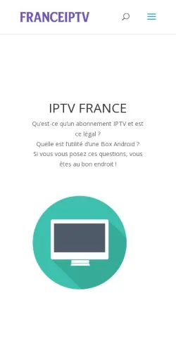 Anteprima del sito France IPTV, media di Francia per articoli sponsorizzati