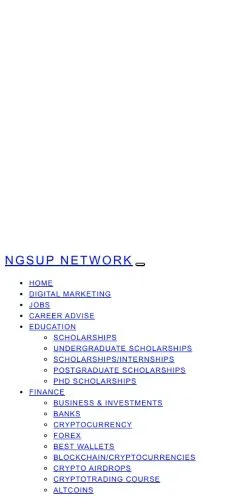 Forhåndsvisning av nettstedet Ngsup Network, medium fra USA for sponsede artikler