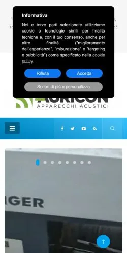 Podgląd witryny Abruzzo Independent, medium z kraju Włochy do artykułów sponsorowanych