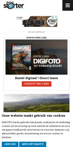 Anteprima del sito Digifoto Starter, media di Paesi Bassi per articoli sponsorizzati