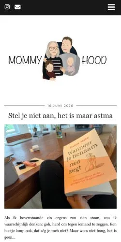 Anteprima del sito Mommyhood, media di Paesi Bassi per articoli sponsorizzati