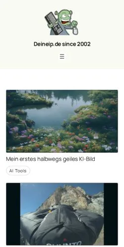 Voorbeeld van de site Deineip, medium uit Duitsland voor gesponsorde artikelen