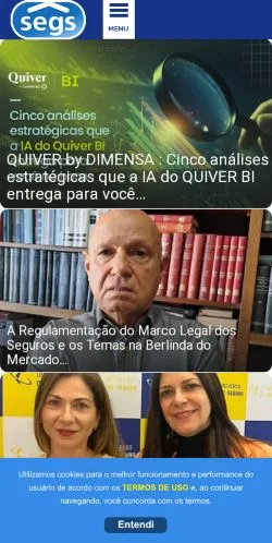Anteprima del sito SEGS Portal Nacional, media di Brasile per articoli sponsorizzati