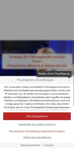 Preview of the Alexander Plath website, a media outlet in Germany for sponsored articles