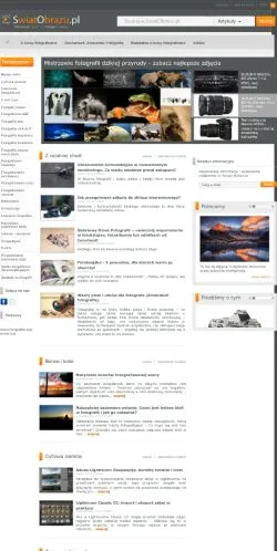 Podgląd witryny SwiatObrazu, medium z kraju Polska do artykułów sponsorowanych