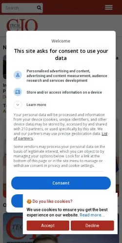 Forhåndsvisning af CIOTechOutlook, medie fra USA til sponsorerede artikler