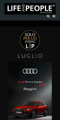 Anteprima del sito Life&People, media di Italia per articoli sponsorizzati