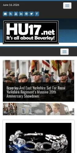 スポンサード記事向けのイギリスメディア、HU17 Beverleyのサイトプレビュー