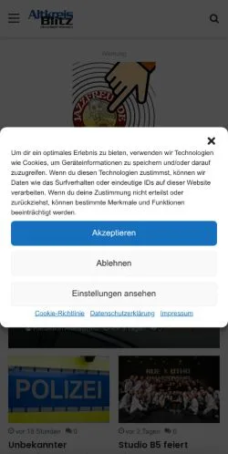 Anteprima del sito AltkreisBlitz, media di Germania per articoli sponsorizzati