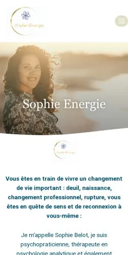 Podgląd witryny Sophie Energie, medium z kraju Francja do artykułów sponsorowanych