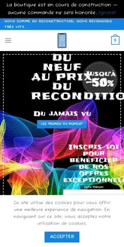 Sponsorlu makaleler için Fransa medyası AndroidPhone sitesinin önizlemesi