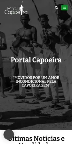 Anteprima del sito Portal Capoeira, media di Portogallo per articoli sponsorizzati