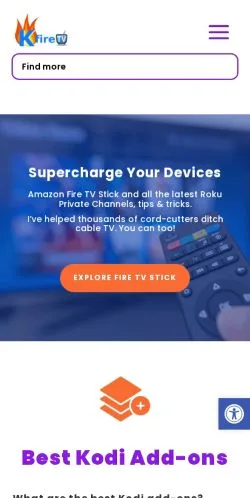 Anteprima del sito Kodi Fire TV Stick, media di Stati Uniti per articoli sponsorizzati