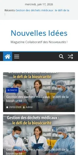 Anteprima del sito Idées de France, media di Francia per articoli sponsorizzati