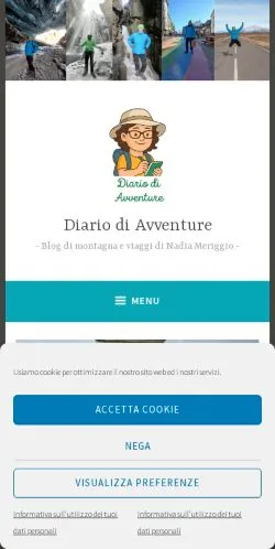 Anteprima del sito Diario Di Avventure, media di Italia per articoli sponsorizzati