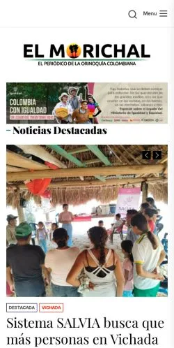 Vista previa del sitio El Morichal, medio de España para artículos patrocinados