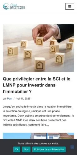 Anteprima del sito Serial Investisseur, media di Francia per articoli sponsorizzati