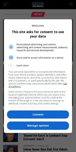 Preview of the DroidJournal website, a media outlet in United States for sponsored articles