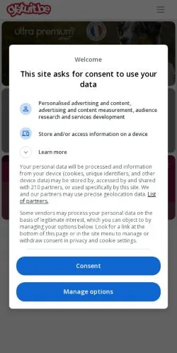 Anteprima del sito Gratuit, media di Belgio per articoli sponsorizzati