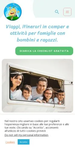 Podgląd witryny Vita in Famiglia, medium z kraju Włochy do artykułów sponsorowanych