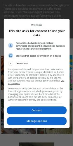 Anteprima del sito Unconventional Kira, media di Regno Unito per articoli sponsorizzati
