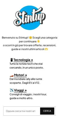 Forhåndsvisning af Stintup, medie fra Italien til sponsorerede artikler