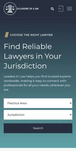 Anteprima del sito Leaders In Law, media di Stati Uniti per articoli sponsorizzati
