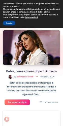 Anteprima del sito StarletTime, media di Italia per articoli sponsorizzati