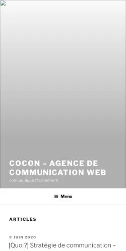 스폰서 기사용 프랑스 매체 Cocon Décoration 사이트 미리보기