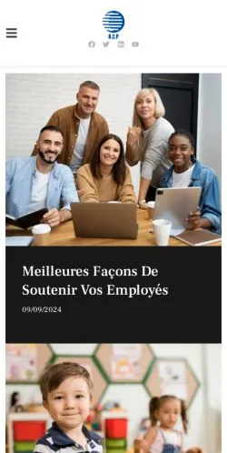 Podgląd witryny Agence Cameroun Presse, medium z kraju Francja do artykułów sponsorowanych