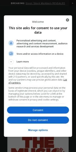 スポンサード記事向けのアメリカ合衆国メディア、Kill The Musicのサイトプレビュー