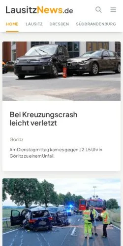 Anteprima del sito LausitzNews, media di Germania per articoli sponsorizzati