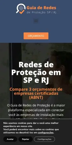 Anteprima del sito Redes de Proteção SP, media di Brasile per articoli sponsorizzati